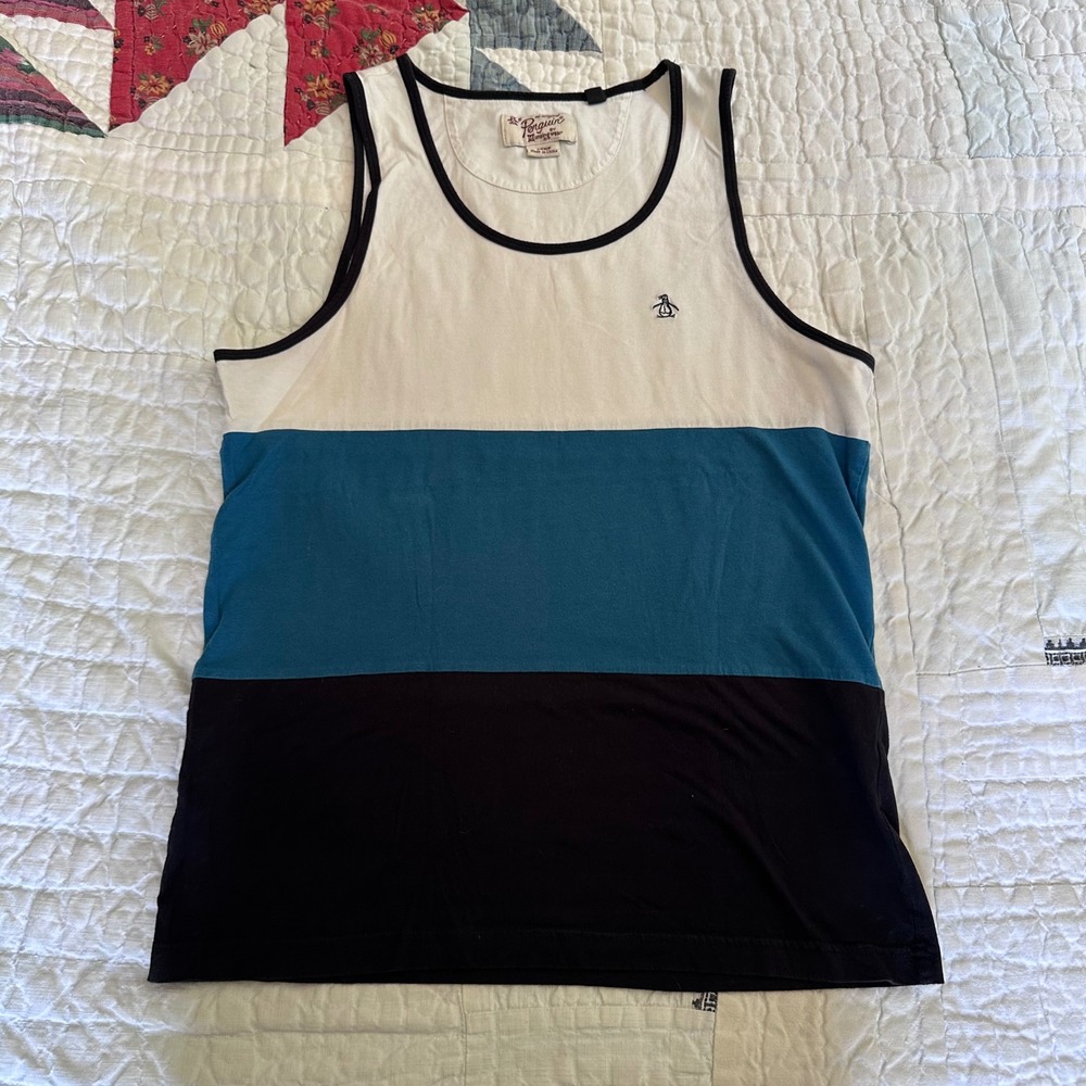 Original Penguin Tank Top Colorblock